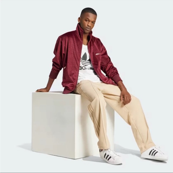 Adidas Originals Monogram Plush Velour Track Jacket - Picture 3 of 7